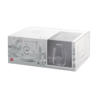 Bormioli Rocco Nexo Set Bicchieri Acqua, in Vetro, 36 cl, 6 unità (Confezione da 1)